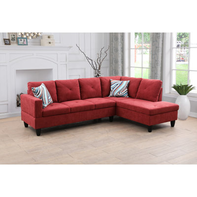 Red Sectionals You ll Love Wayfair Canada